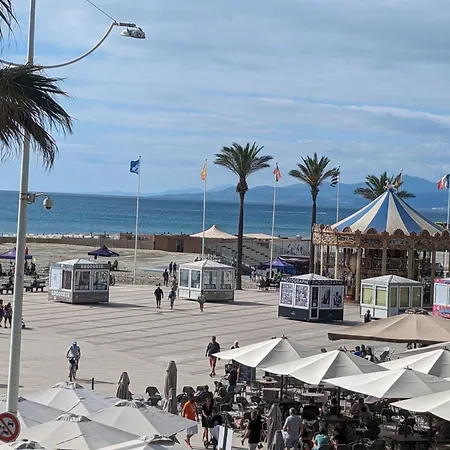 Ti Caraibe Appartement Vue Mer Et Parking Gratuit Du 1 Juin Au 30 Septembre Canet-en-Roussillon Esterno foto